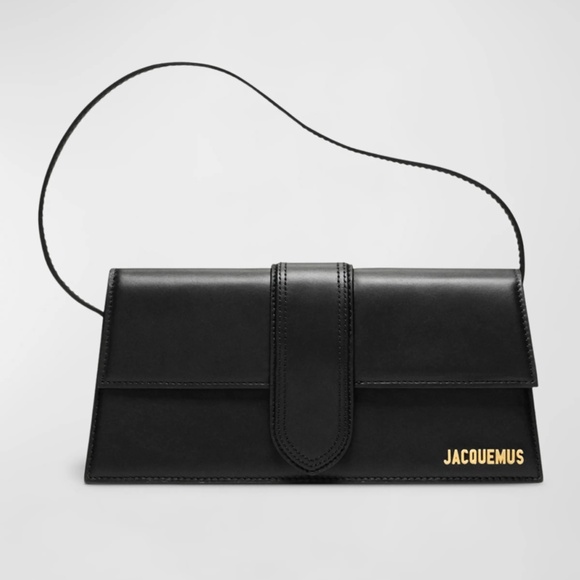 JACQUEMUS The long Bambino LES CLASSIQUES Women Black New Authentic $1070 - Picture 1 of 14